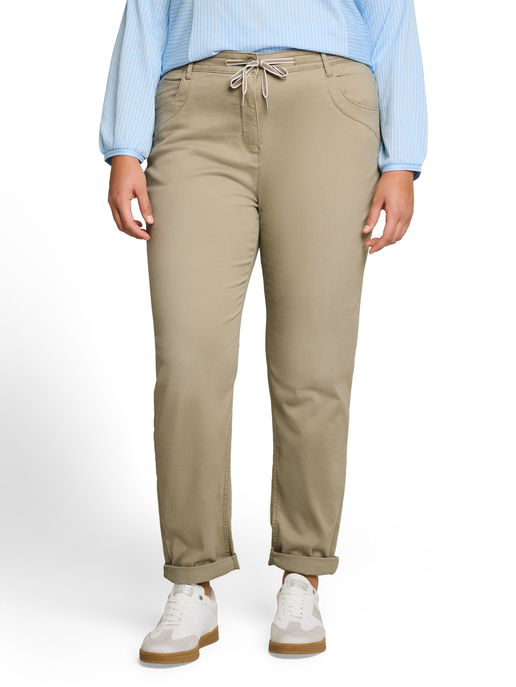 cropped slim leg pants