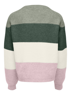 KOGSANDY L/S STRIPE PULLOVER KNT NO