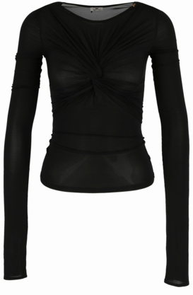 Oberteil aus Stretch-Organza