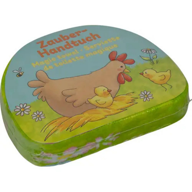 Zauberhandtuch Hühner - Fröhliche Ostern