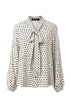 Bluse "Ivory Noir"
