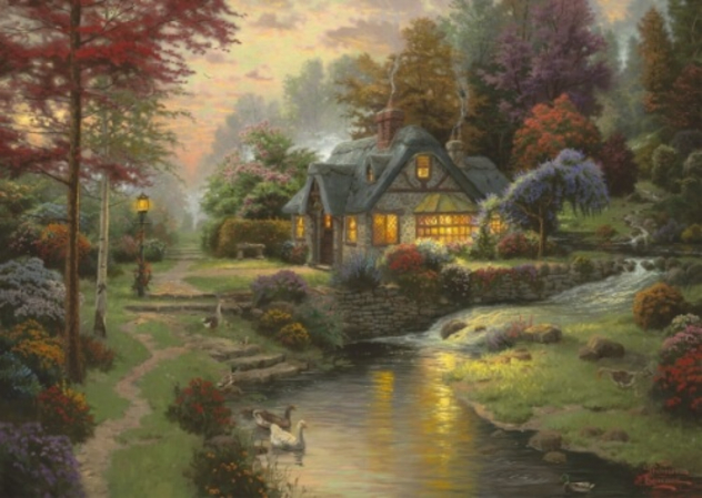 Puzzle "Friedliche Abendstimmung", 1000 Teile