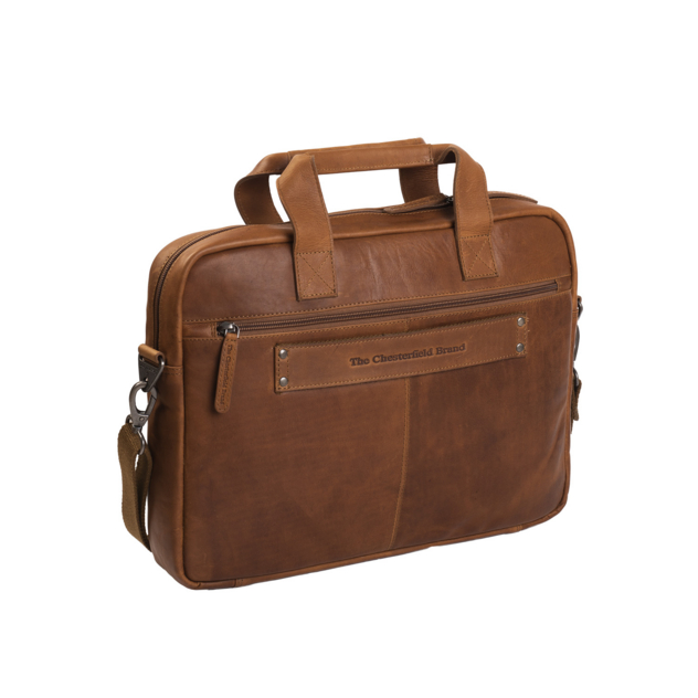 Leder-Laptoptasche "Calvi"