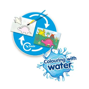 Malen mit Wasser - Dinos