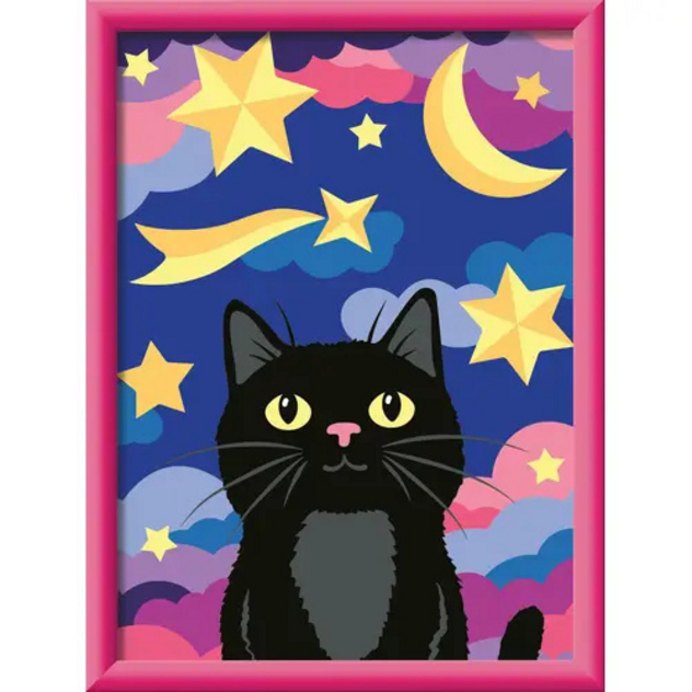 Malen nach Zahlen "Sternenkatze"