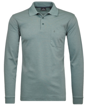 Softknit-Polo langarm