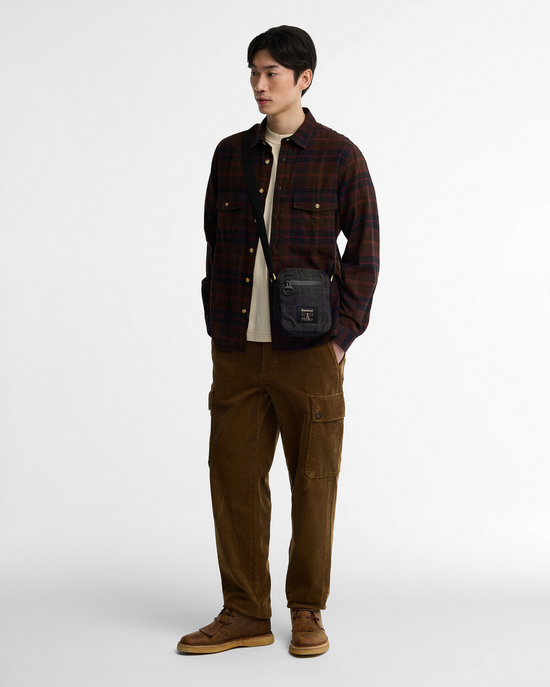 Umhängetasche "Field Tartan Waxed"