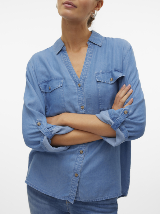 Jeansbluse