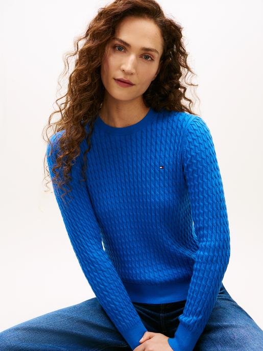 Zopfstrickpullover