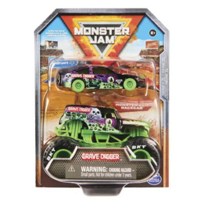 Monster Trucks "Monster Jam Truck & Racecar", 2er-Pack