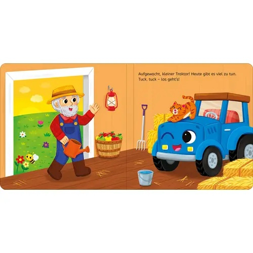 Wackelaugen-Buch "Los geht's, kleiner Traktor!"