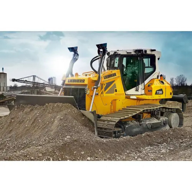 Puzzel "Liebherr Planierraupe PR736", 60 Teile