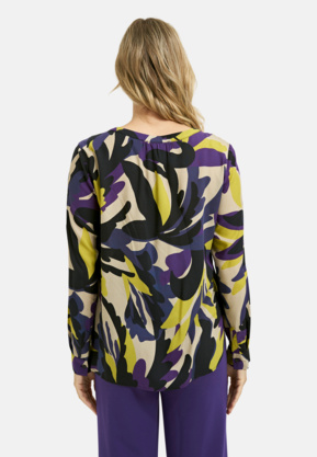 Bluse mit V-Ausschnitt