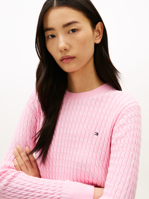 Zopfstrickpullover