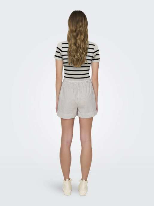 JDYCIRKELINE S/S CROP TOP KNT
