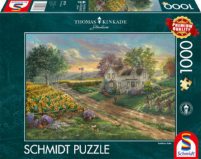  PU1000 Kinkade Sonnenblumen-