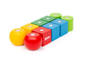 Magnetische Holzbausteine