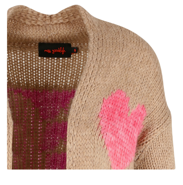 Cardigan "Multicolor Heart"