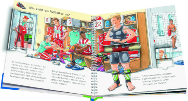 Kinder-Sachbuch "Wieso? Weshalb? Warum? - Was macht der Fußballer?"