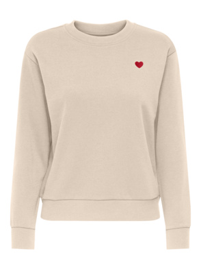 JDYPARIS L/S EMB SWEAT JRS