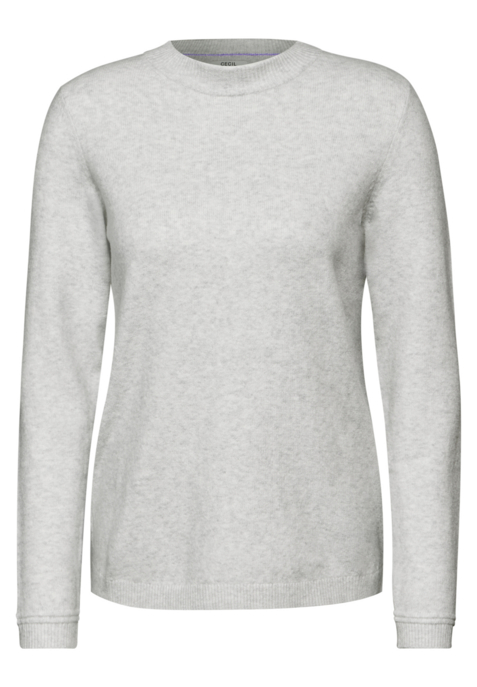 Cecil Damen Feinstrickpullover – V-Ausschnitt, Langarm, Aus Weichem Viskosemix