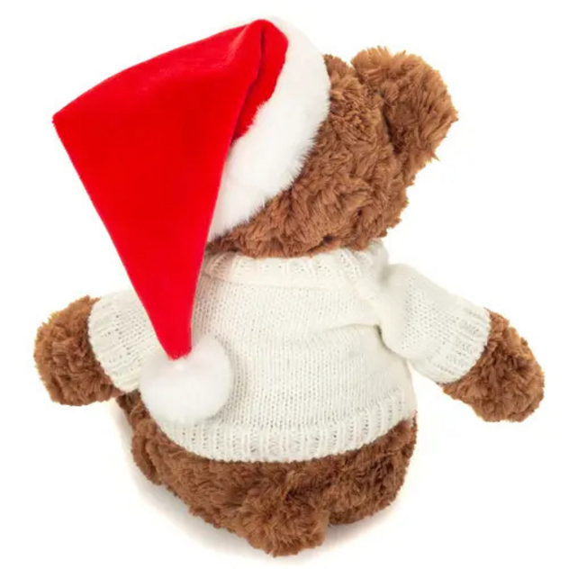 Kuscheltier "Weihnachtsteddy mit Pullover", 30 cm
