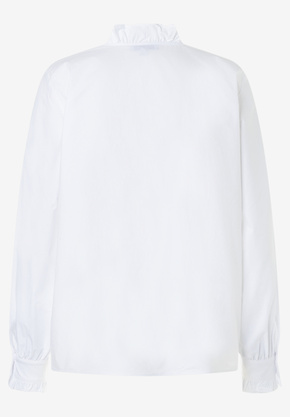 Bluse mit Rüschenkragen