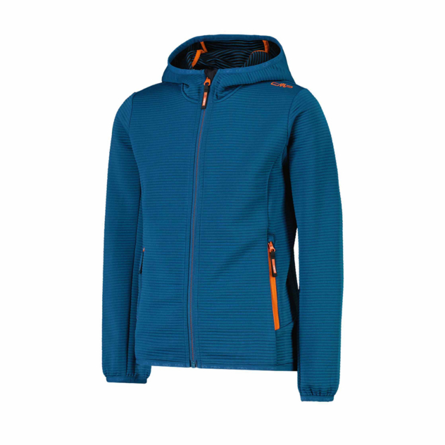 Fleecejacke mit Kapuze
