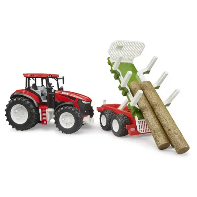Landwirtschafts-Modell "ROADMAX Traktor mit Rückeanhänger"