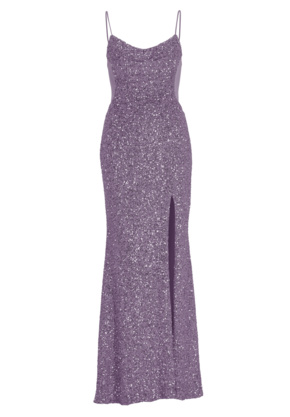 Slipdress mit transparenter Rückenpartie