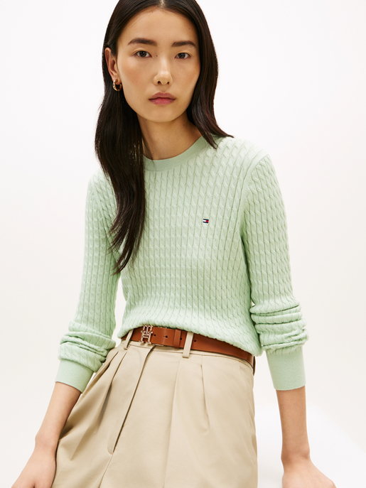 Zopfstrickpullover