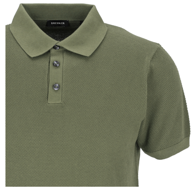Strick-Poloshirt