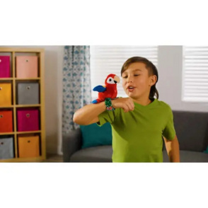 Interaktives Haustier "Happy Yappers - Roter Papagei"