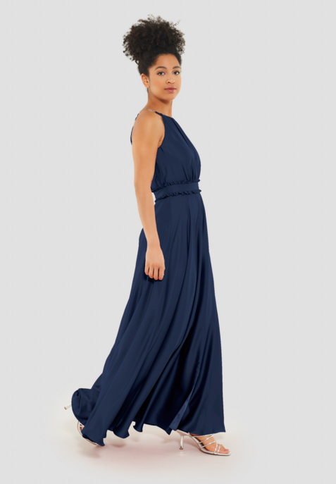 Abendkleid aus nachhaltigem Satin