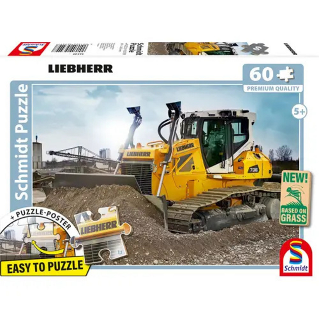 Puzzel "Liebherr Planierraupe PR736", 60 Teile