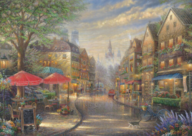 Puzzle "Thomas Kinkade: Café in München", 1000 Teile