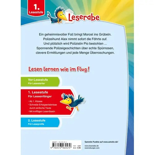 Polizeiabenteuer zum Lesenlernen