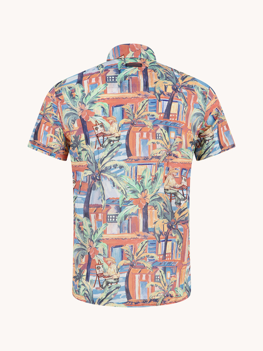 Kurzarmhemd "Tropical Sketch"