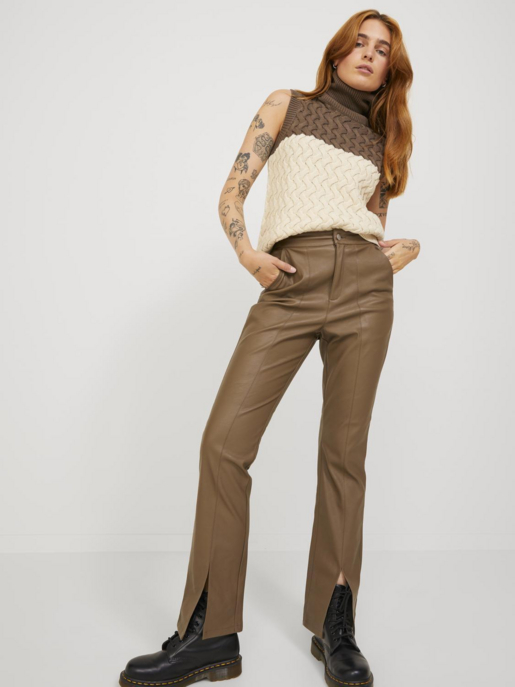 JXSTELLA SLIM HW FAUX LEATHER PANT