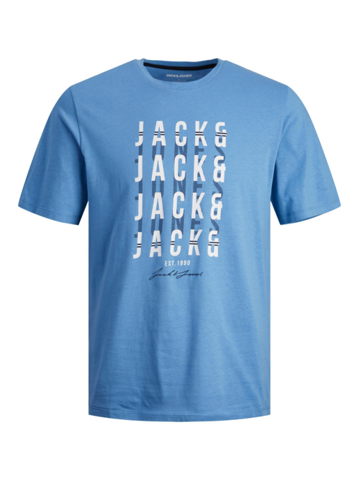 T-Shirt Uomo JACK & JONES JCOPACER Branding Print - Girocollo, Manica Corta, Taglio Largo - Primavera/Estee