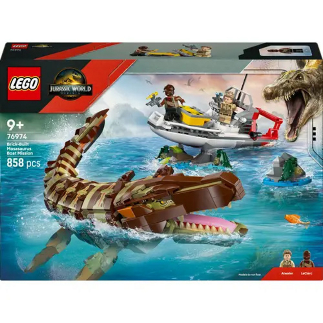 Jurassic World "Mosasaurier: Die Bootmission", 76974