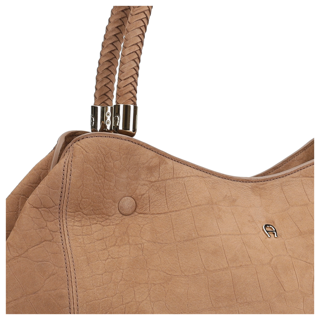 Shopper L "Carré Soft Croco"