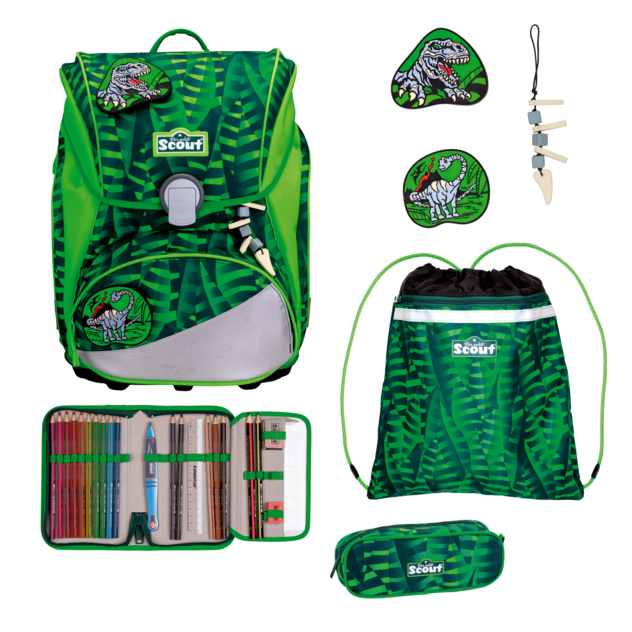 Schulranzen-Set "Danger Dino"