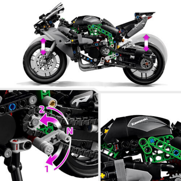 Technic "Kawasaki Ninja H2R Motorrad", 42170