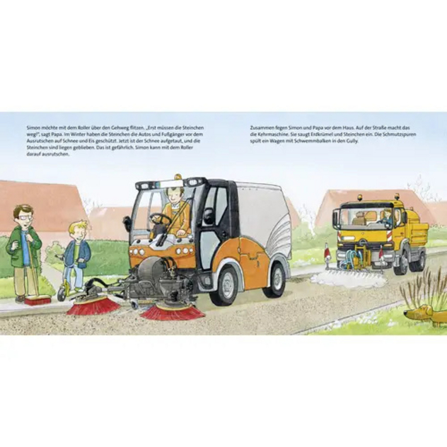 Lesemaus-Buch "Bahnhof, Bauernhof und Baustelle - Die besten Fahrzeug-Geschichten"
