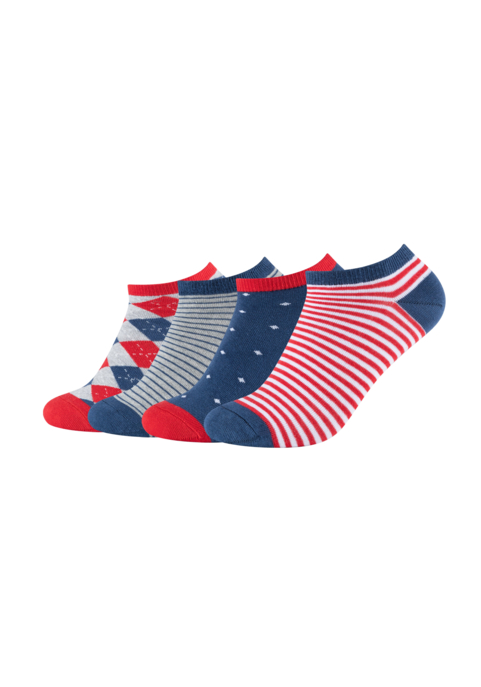 Sneakersocken, 4er-Pack