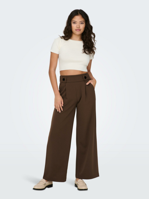 JDYCIRKELINE S/S CROP TOP KNT