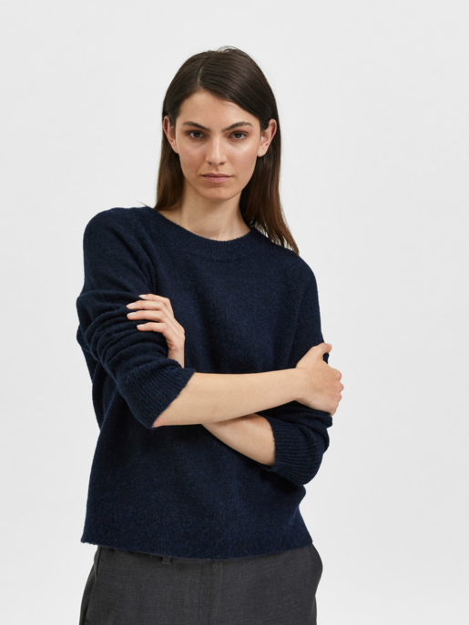 SLFLULU LS KNIT O-NECK B NOOS