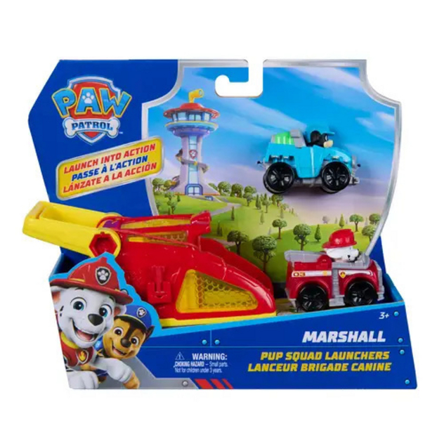 Paw Patrol-Fahrzeug "Pup Squad Launcher - Marshall & Rex"