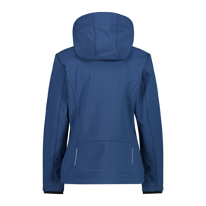 Softshell-Jacke mit abnehmbarer Kapuze